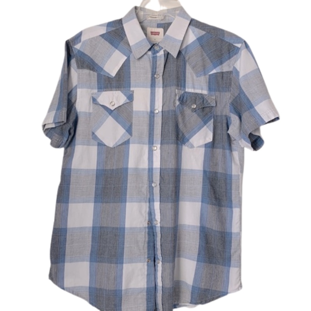 Levi's Men's Classic Western Shirt Size M Short  Sleeve.